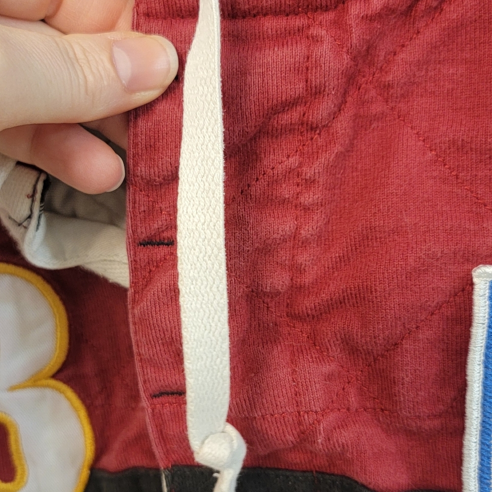 Old Navy Fall 08 Mens Sweden Tre Kronor Rugby Mens Patch Pullover Hoodie XLT - Picture 8 of 12